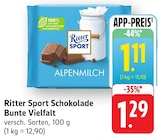 Schokolade Bunte Vielfalt bei EDEKA im Prospekt "" für 1,11 €