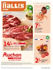 Prospectus Supermarchés Auchan Supermarché en cours à Donzenac et alentours, "LES HALLES d'été", 8 pages, 09/06/2026 - 15/06/2026 Catalogue Supermarchés Auchan Supermarché en cours à Donzenac et alentours, "LES HALLES d'été", 8 pages, 09/06/2026 - 15/06/2026