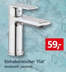 Einhebelmischer 'Flat' bei BAUHAUS in Wermelskirchen Einhebelmischer 'Flat' im Angebot bei BAUHAUS Wermelskirchen für 59,00 €