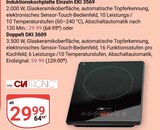 Induktionskochplatte Einzel EKI 3569 Angebote von Clatronic bei GLOBUS Trier für 29,99 €