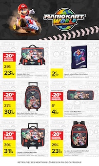 Promotion Super Mario dans le prospectus Carrefour, valable du 30/06/2026 au 20/07/2026 Promo Super Mario dans le catalogue Carrefour du moment à la page 6