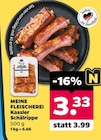 Kassler Schälrippe von MEINE FLEISCHEREI für 3,33 € bei Netto mit dem Scottie im Angebot Kassler Schälrippe von MEINE FLEISCHEREI im aktuellen Netto mit dem Scottie Prospekt