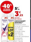 Déodorant Rexona - Rexona en promo chez U Express Versailles à 3,23 €