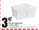 Bac de rangement multi-usages dans le catalogue Carrefour