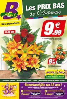 Prospectus Bazarland à Langogne, "Les prix bas de l'Automne", 12 pages de promos valables du 02/10/2024 au 13/10/2024