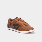 Baskets plates à lacets marron cognac homme à 35,99 € dans le catalogue La Halle