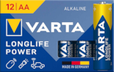 Alkaline Batterien Mignon AA Angebote von Varta bei E center Rüsselsheim für 3,88 €