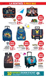 Promos Pokémon dans le catalogue "LES PRIX BAS Spécial rentrée" de Hyper U Pokémon en promo dans le catalogue Hyper U à la page 14