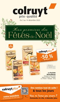 Promotion Fromage dans le prospectus Colruyt, valable du 03/12/2025 au 14/12/2025 Promo Fromage dans le catalogue Colruyt du moment à la page 1