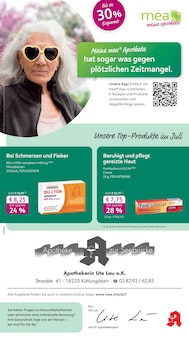 mea - meine apotheke Prospekt der KW 28 "Unsere Juli-Angebote" Aktueller mea - meine apotheke Prospekt "Unsere Juli-Angebote" Seite 1 von 4 Seiten