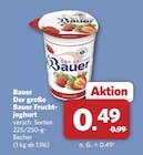 Der große Bauer Fruchtjoghurt Erdbeere bei combi im Paderborn Prospekt für 0,49 €