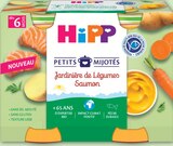Petits Pots Jardinière de Légumes Saumon - HiPP - Intermarché Super à Valence Petits Pots Jardinière de Légumes Saumon - HiPP en promo chez Intermarché Super Valence à 5,98 €