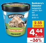Eisbecher von Ben&Jerry's für 4,44 € bei Netto Marken-Discount im Angebot Eisbecher von Ben&Jerry's im aktuellen Netto Marken-Discount Prospekt