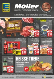 Aktueller EDEKA Supermärkte Prospekt für Monheim: Aktuelle Angebote mit 24} Seiten, 22.04.2024 - 27.04.2024