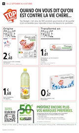Promos Huile de tournesol dans le catalogue "Intermarché" de Intermarché Express Huile de tournesol en promo dans le catalogue Intermarché Express à la page 10