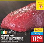 Aktuelle Rindfleisch Angebote bei Netto Marken-Discount in Wolfsburg Aktuelles Falsches Filet vom Irischen Weiderind Angebot bei Netto Marken-Discount in Wolfsburg ab 11,90 €