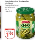 Knax Gewürzgurken im Angebot bei GLOBUS in Bochum Knax Gewürzgurken Angebote von Hengstenberg bei GLOBUS Bochum für 1,99 €