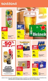 Promos Heineken dans le catalogue "Carrefour market" de Carrefour Market Heineken en promo dans le catalogue Carrefour Market à la page 39