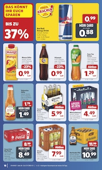 Coca Cola im combi Prospekt "Markt - Angebote" mit 35 Seiten (Melle)
