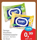 Sanft & Sensitiv Feuchtes Toilettenpapier bei budni im Timmendorfer Strand Prospekt für 0,99 €