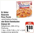 Ristorante Pizza, Piccola verschiedene Sorten im nah und gut Prospekt zum Preis von 1,88 €