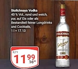 Vodka im Angebot bei GLOBUS in Oberhausen Vodka Angebote von Stolichnaya bei GLOBUS Oberhausen für 11,99 €