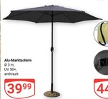 Aktuelle Sonnenschirm Angebote bei GLOBUS in Saarbrücken Aktuelles Alu-Marktschirm Angebot bei GLOBUS in Saarbrücken ab 39,99 €