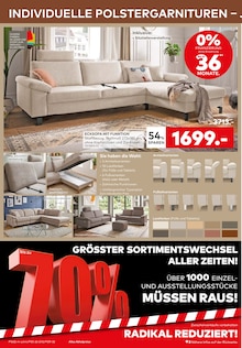 Couch im aktuellen porta Möbel Prospekt (Koblenz) Couch im porta Möbel Prospekt "Aktuelle Angebote" mit 12 Seiten (Koblenz)