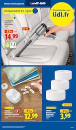 Prix et réduction Etiquette dans le prospectus Lidl en cours Offre Etiquette dans le catalogue Lidl du moment à la page 39