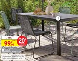 Table rectangulaire acier - Intermarché à Beauvais Table rectangulaire acier en promo chez Intermarché Beauvais à 99,99 €
