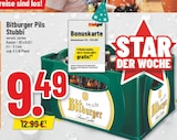 Pils Stubbi Angebote von Bitburger bei E center Moers für 9,49 €