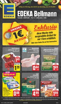 Aktueller EDEKA Prospekt "Wir lieben Lebensmittel!" Seite 1 von 26 Seiten für Rochlitz
