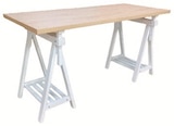 Bureau pieds tréteaux - Hyper U à Noisy-le-Grand Bureau pieds tréteaux en promo chez Hyper U Noisy-le-Grand à 89,00 €