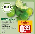 Bio Limette von REWE Bio im aktuellen REWE Prospekt für 0,39 €