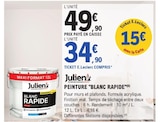 Peinture Blanc Rapide - Julien - E.Leclerc à Mont-de-Marsan Peinture Blanc Rapide - Julien en promo chez E.Leclerc Mont-de-Marsan à 34,90 €