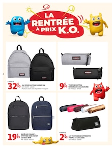 Catalogue Auchan Supermarché de la semaine 33, "LA RENTRÉE À PRIX K.O.", page 2, 11/08/2026 - 29/08/2026 Prospectus Auchan Supermarché en cours, "LA RENTRÉE À PRIX K.O.", page 2 sur 12