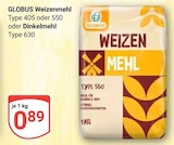 Weizenmehl Type 405 bei GLOBUS im Prospekt "" für 0,89 €