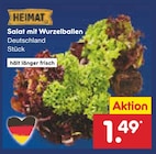 Salat mit Wurzelballen von Heimat für 1,49 € bei Netto Marken-Discount im Angebot Salat mit Wurzelballen von Heimat im aktuellen Netto Marken-Discount Prospekt