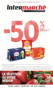 Catalogue Intermarché Express de la semaine "-50% DE REMISE IMMÉDIATE SUR LE 2ÈME" avec 1 pages, valide du 27/05/2026 au 07/06/2026 pour Paris et alentours Prospectus Intermarché Express de la semaine "-50% DE REMISE IMMÉDIATE SUR LE 2ÈME" avec 1 pages, valide du 27/05/2026 au 07/06/2026 pour Paris et alentours