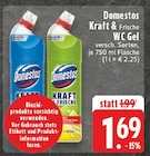 Kraft & Frische WC Gel im Angebot bei E center in Wuppertal Kraft & Frische WC Gel Angebote von Domestos bei E center Wuppertal für 1,69 €