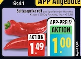 Spitzpaprika rot im EDEKA Prospekt Spitzpaprika rot von im aktuellen EDEKA Prospekt für 1,00 €