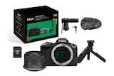 Appareil photo hybride Canon Pack EOS R50 + RF-S 18-45mm f/4.5-6.3 IS STM + Micro + Trépied + Télécommande + carte SD + Chargeur - Canon - Darty Appareil photo hybride Canon Pack EOS R50 + RF-S 18-45mm f/4.5-6.3 IS STM + Micro + Trépied + Télécommande + carte SD + Chargeur - Canon à 749,99 € dans le catalogue Darty