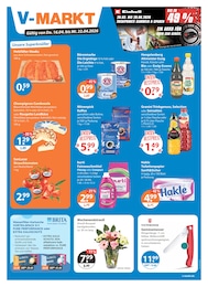 V-Markt Prospekt: "V-Markt einfach besser einkaufen", 26 Seiten, 16.04.2026 - 22.04.2026