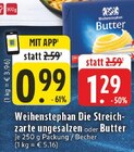 EDEKA - Die Streichzarte ungesalzen Angebot im Prospekt Die Streichzarte ungesalzen bei EDEKA im Prospekt "" für 0,99 €