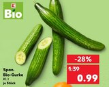 Span. Bio-Gurke bei Kaufland im Weingarten Prospekt für 0,99 €