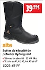 Bottes de sécurité de pétrolier Hydroguard - Site en promo chez Screwfix Le Havre à 39,99 €