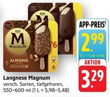 Magnum Angebote von Langnese bei E center Aalen für 2,99 €