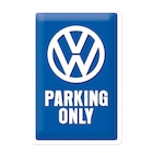 Blechschild im Volkswagen Prospekt VW Parking only Blechschild, 20 x 30 cm im aktuellen Volkswagen Prospekt für 14,90 €