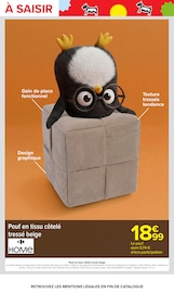 Promos Pouf dans le catalogue "LE MOIS MONOPOLY" de Carrefour Pouf en promo dans le catalogue Carrefour à la page 72