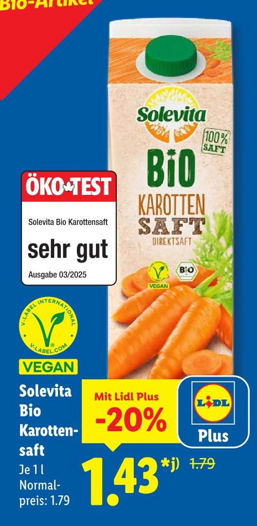 Bio Karottensaft